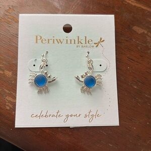 Blue Crab Earrings